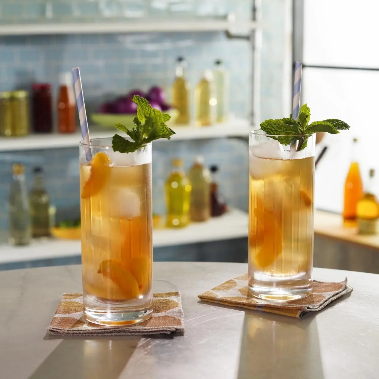 Bourbon Peach Iced Tea