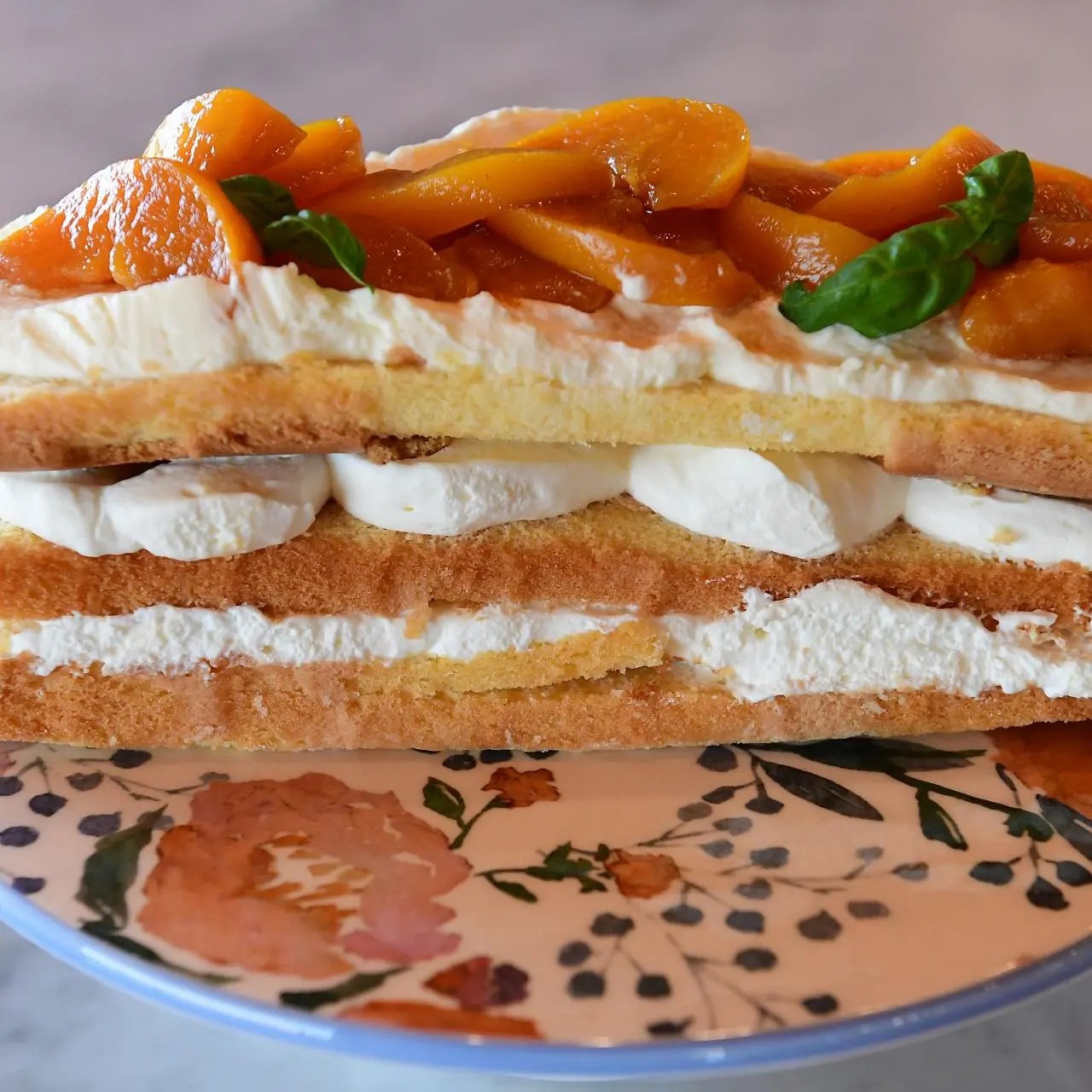 Brown Sugar Peach Icebox Cake