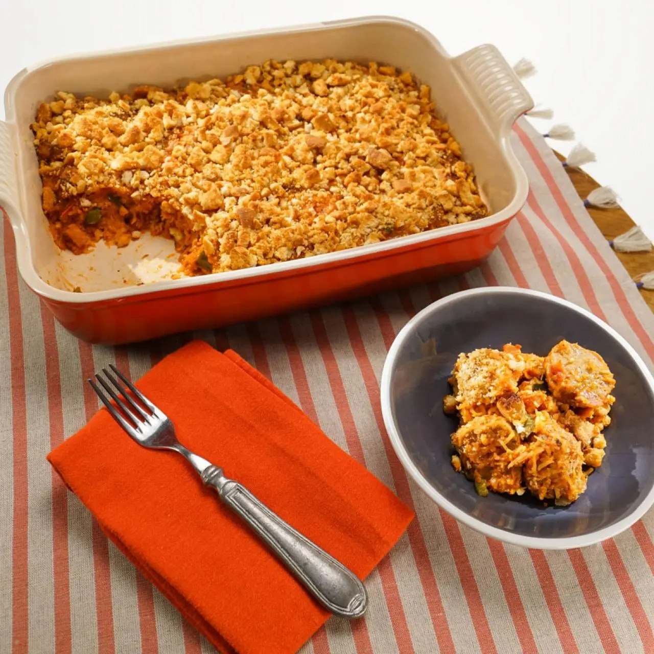 Sunny's Easy Cheesy Meatball Sub Casserole