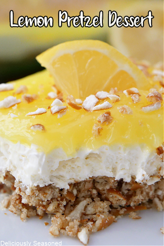 Lemon Pretzel Dessert