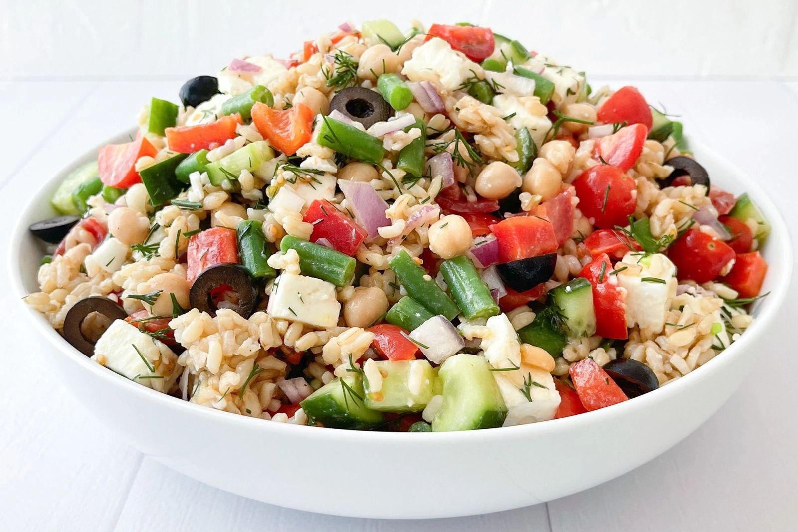 Mediterranean Rice Salad