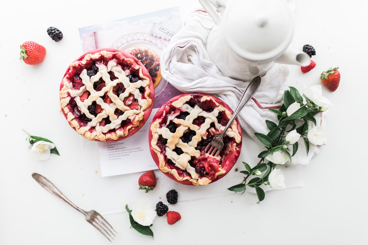 Patriotic Mixed Berry Pie