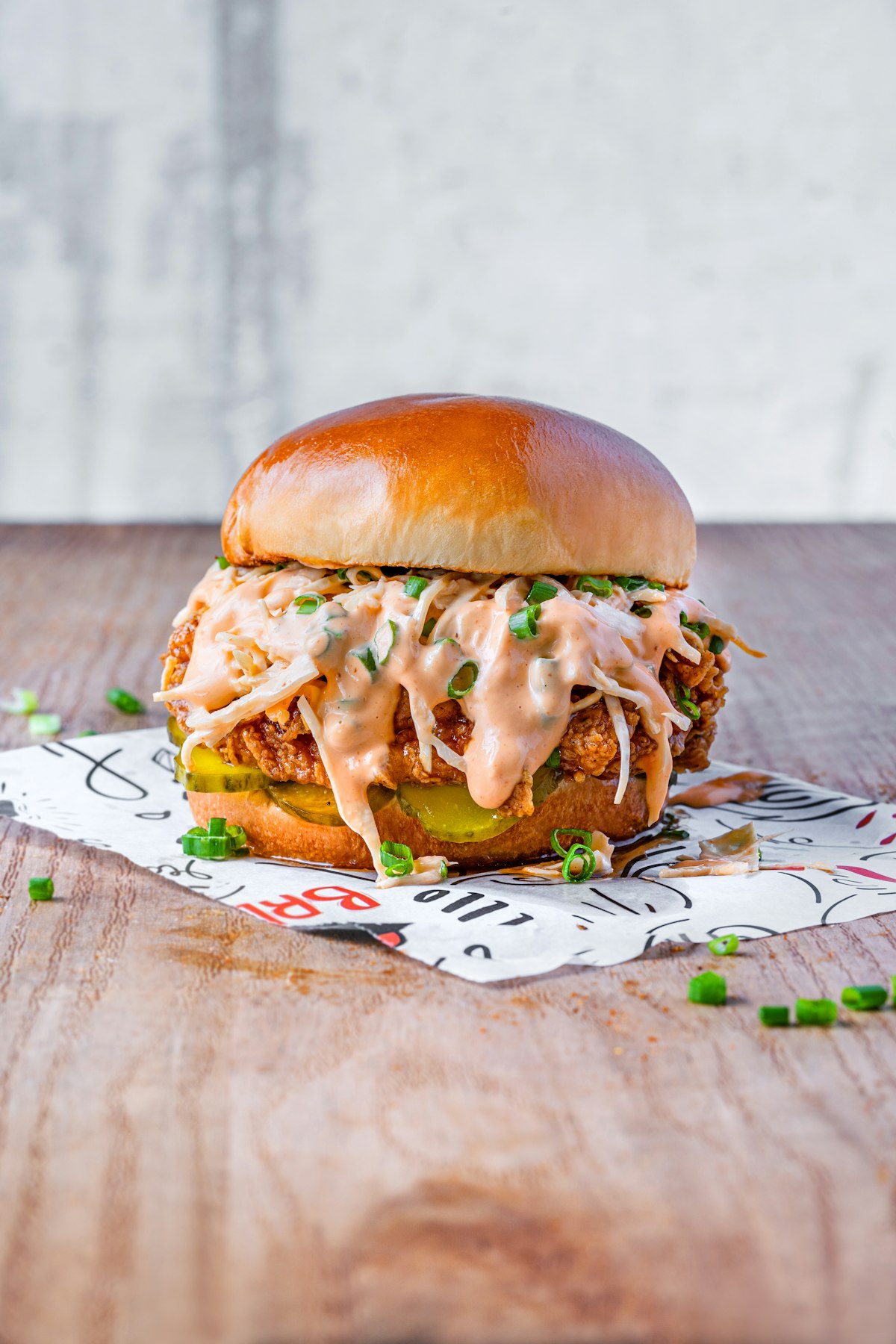 Peach Bacon Grilled Chicken Sandwich